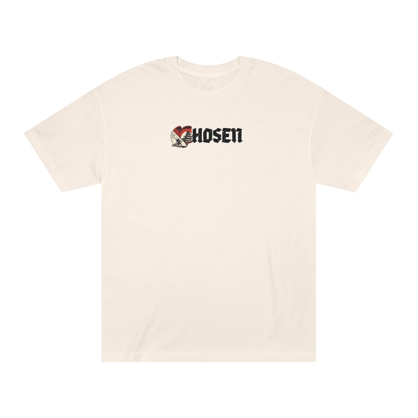 Chosen C-Logo Front/Back Graphic T-Shirt - ”Chosen by Fire, Forged by Purpose”