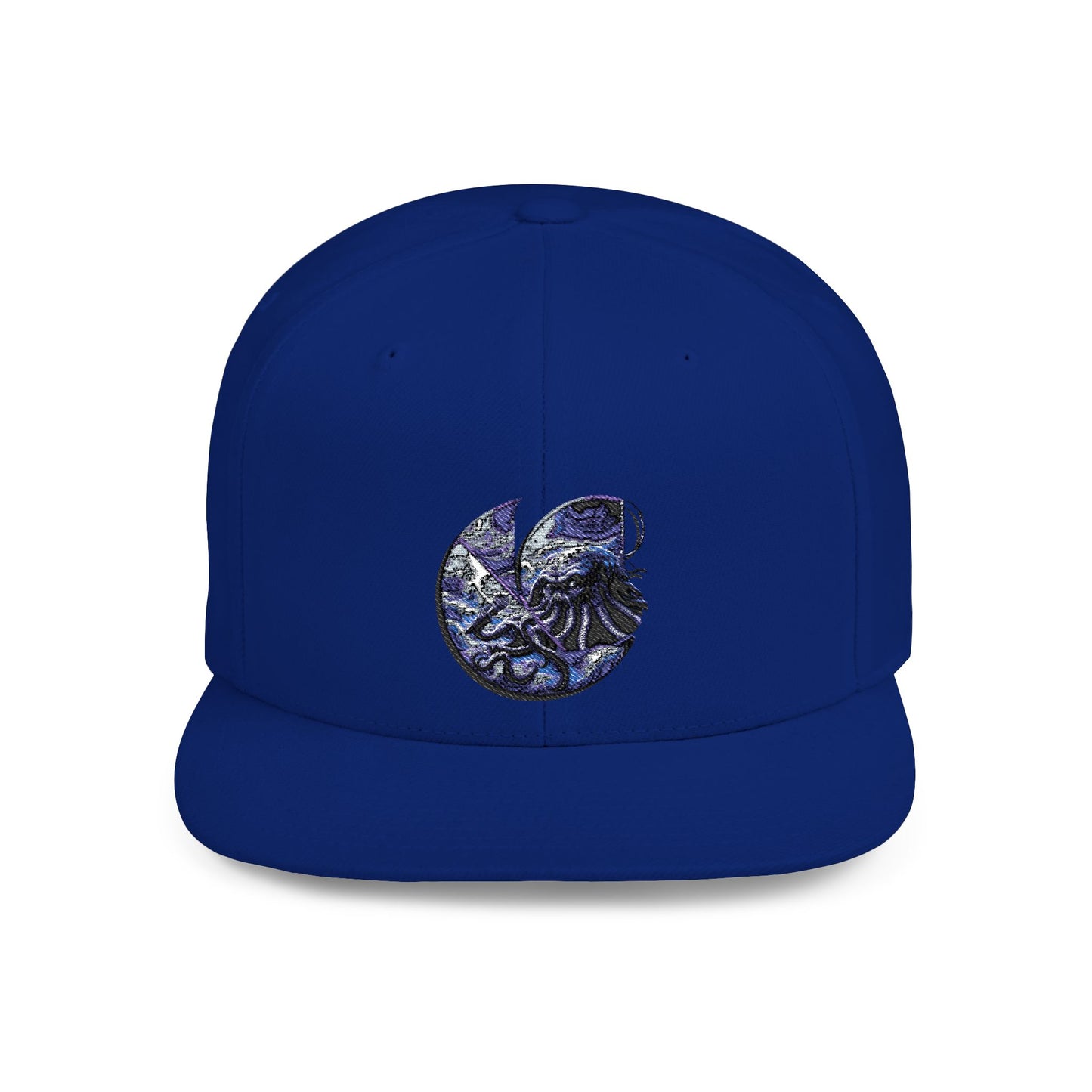 "Cthulhu" C-Logo Ocean Wave Embroidered Snapback Hat