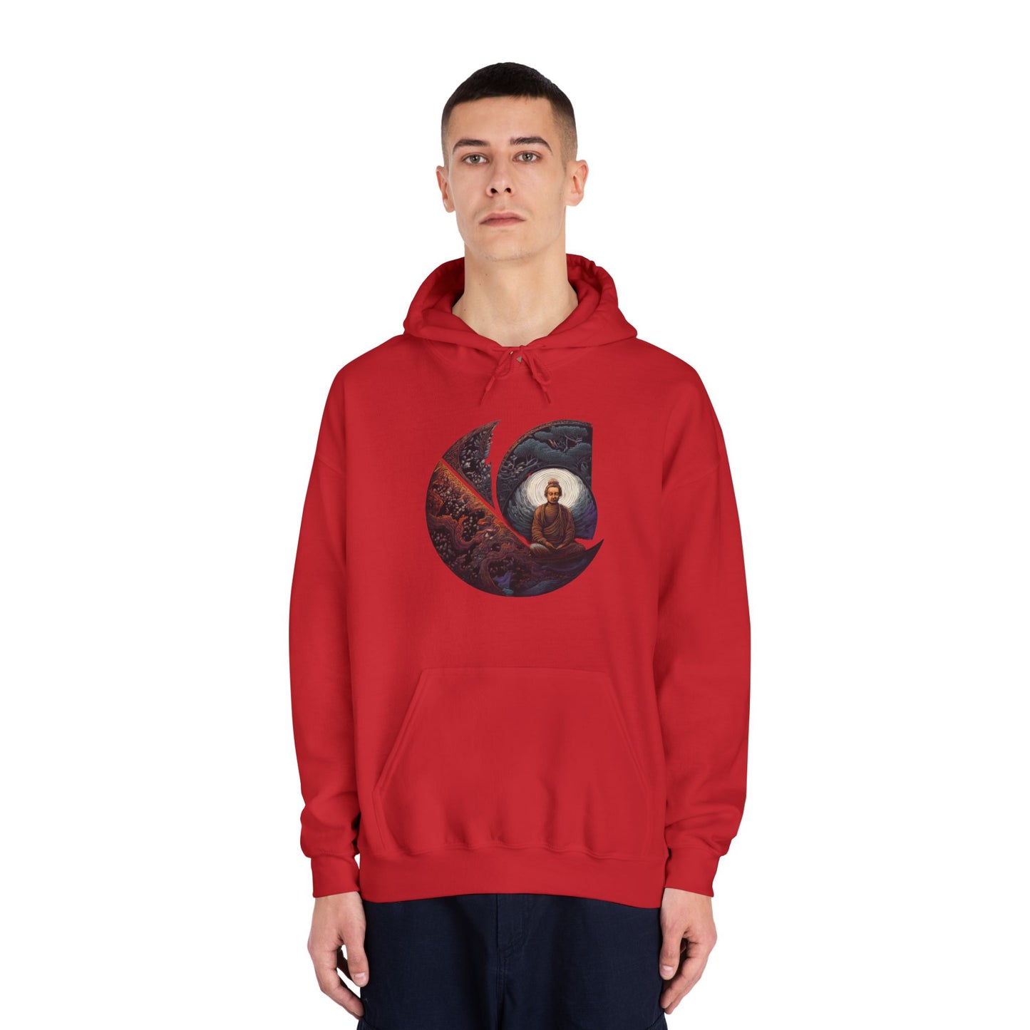 C-Logo Monk Cozy Hooded Sweatshirt