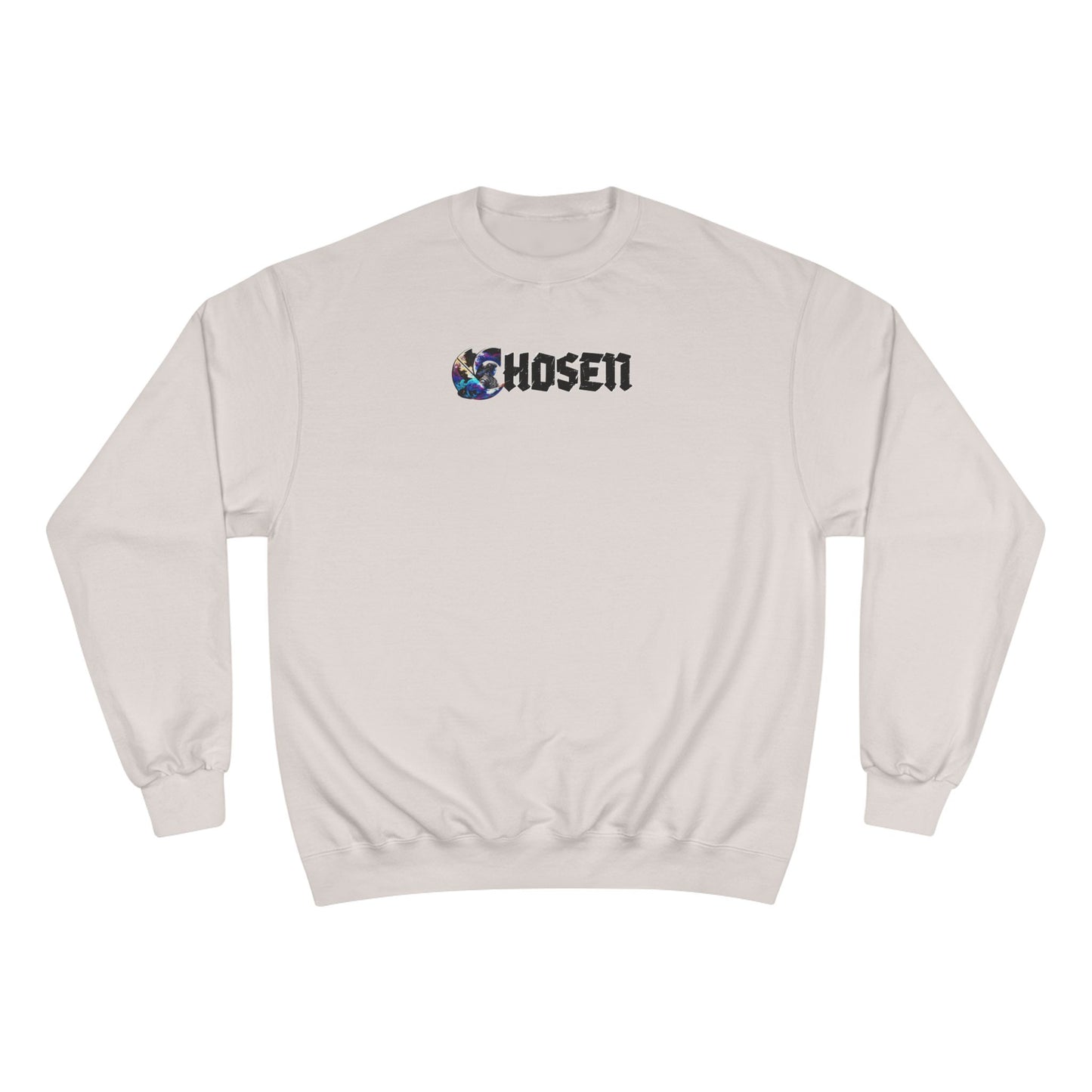Chosen C-Logo "Samurai Wave" Graphic Champion Sweatshirt - ”Chosen by Fire, Forged by Purpose”