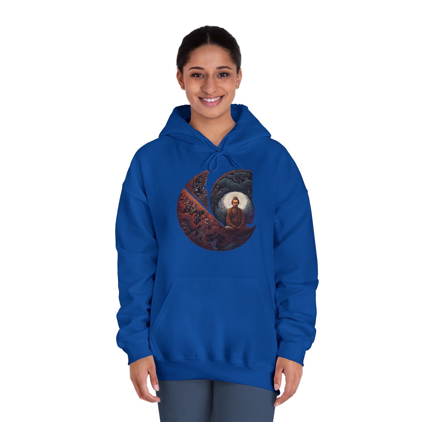 C-Logo Monk Cozy Hooded Sweatshirt