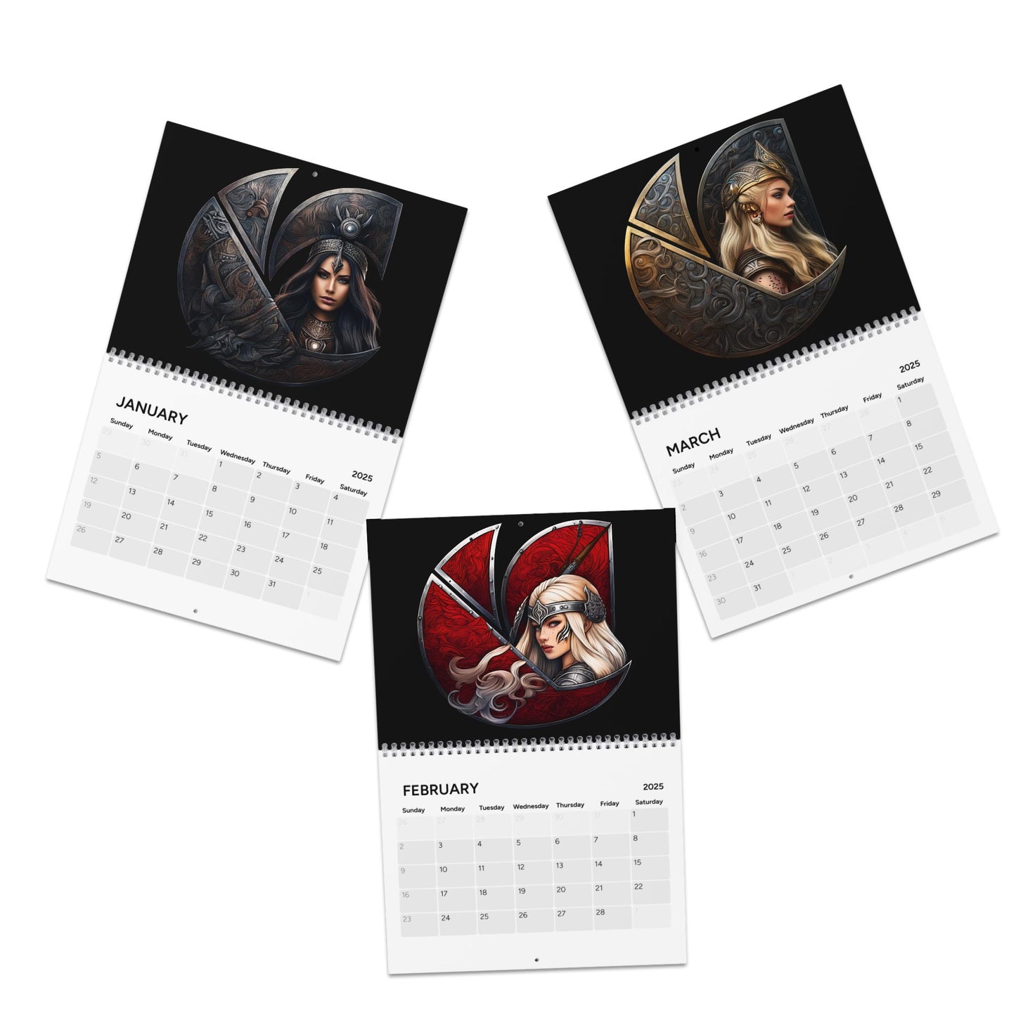 C-Logo Norse "12" Shieldmaiden Calendar