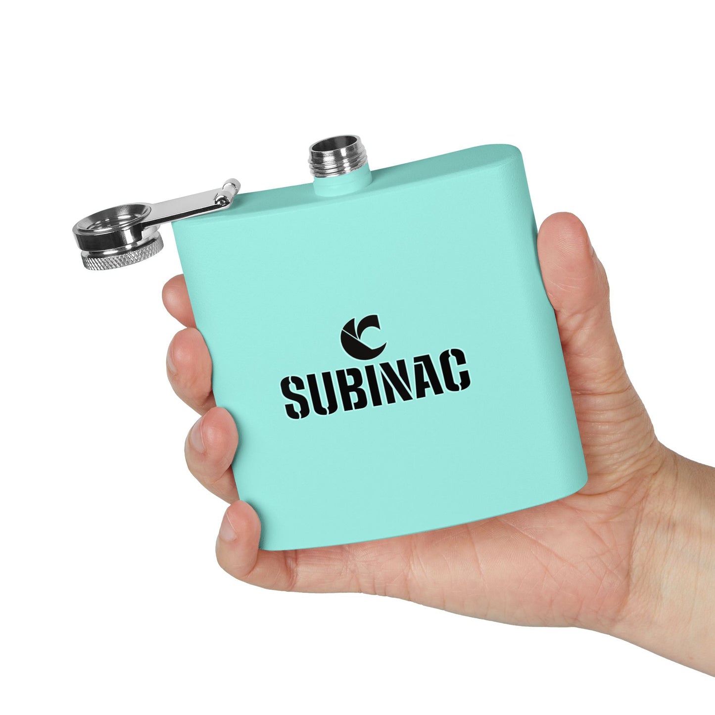 SUBINAC Personalized Stainless Steel Flask - 6oz - Perfect for Gifting & Celebrations