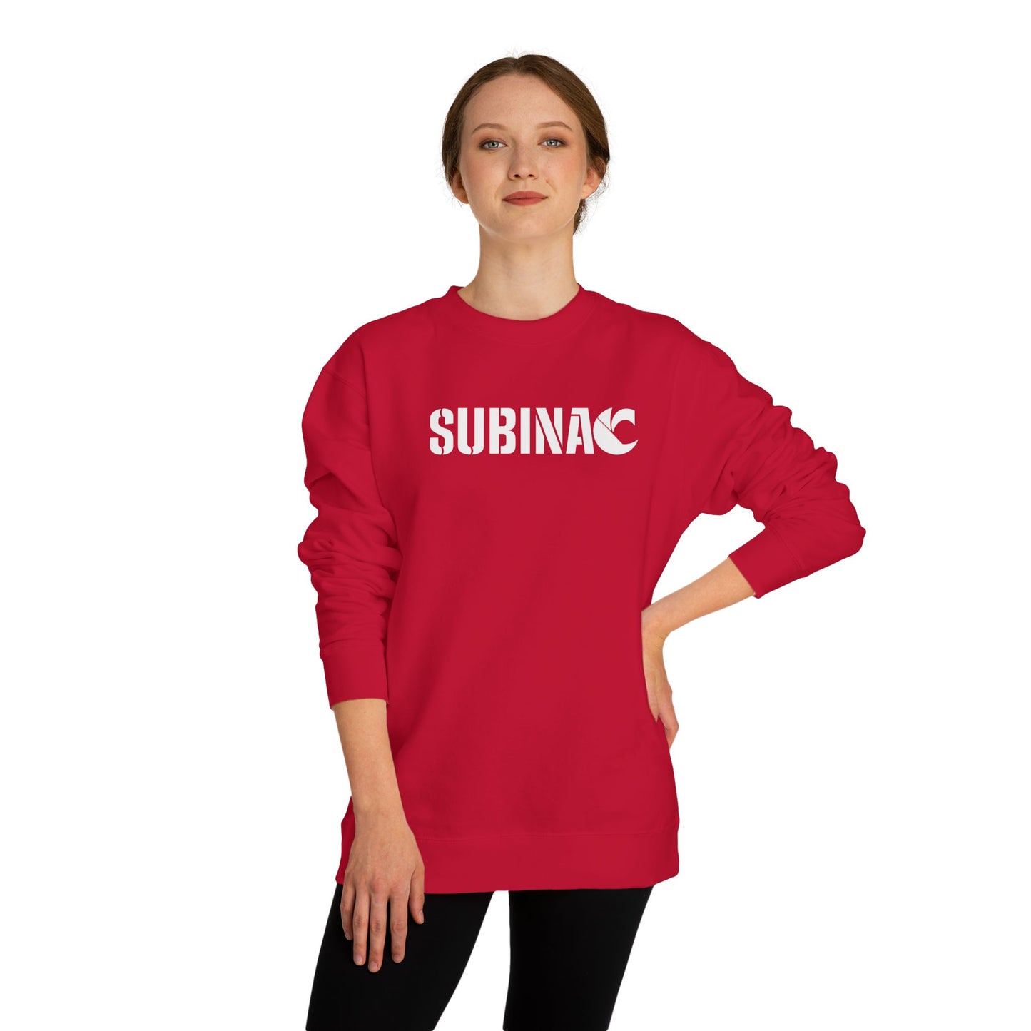 SUBINAC Crew Neck Sweatshirt - Comfortable Casual Wear