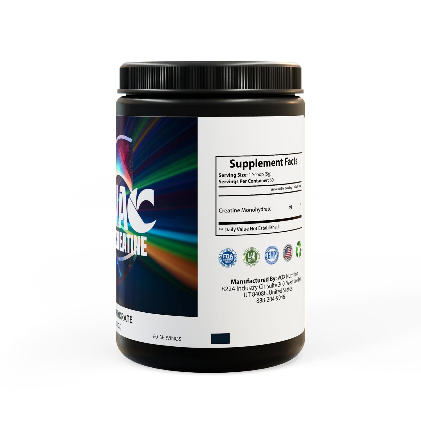 "SUBINAC" Creatine Monohydrate Supplement (300g, 10.58oz)