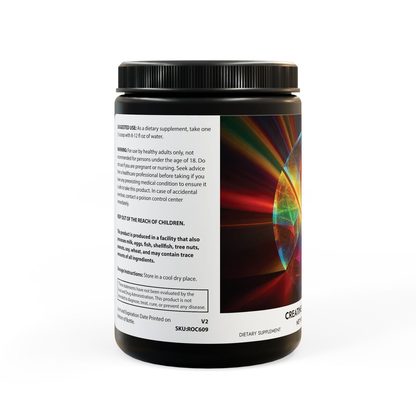 Creatine Monohydrate Supplement (300g, 10.58oz)