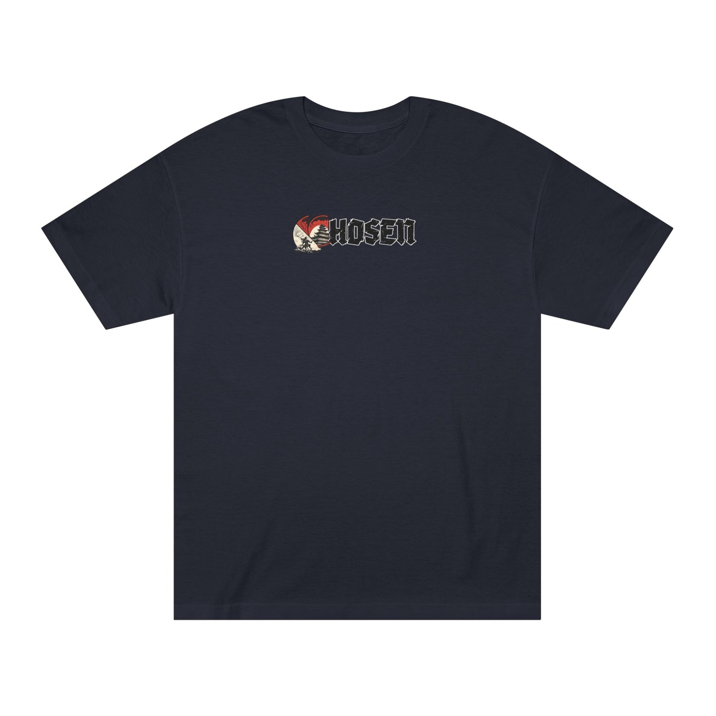 Chosen C-Logo Front/Back Graphic T-Shirt - ”Chosen by Fire, Forged by Purpose”