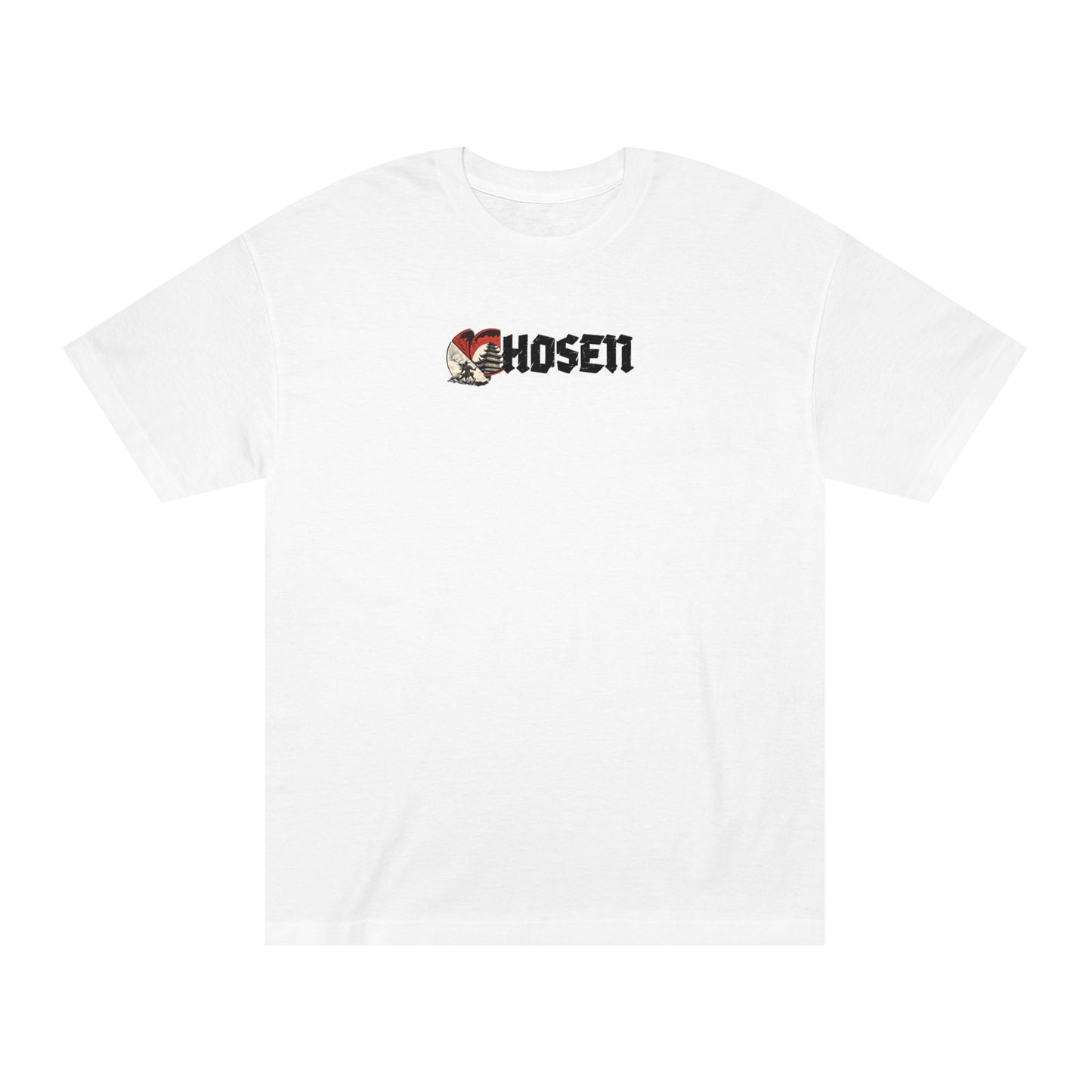 Chosen C-Logo Front/Back Graphic T-Shirt - ”Chosen by Fire, Forged by Purpose”