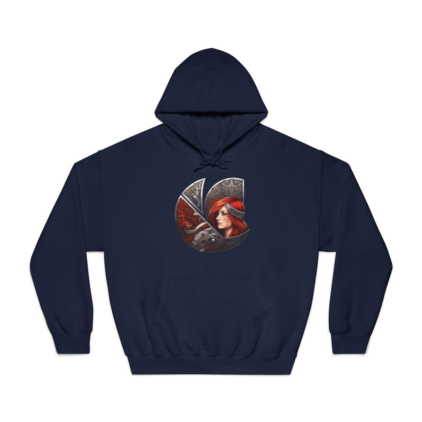 C-Logo "Sigrun" Norse Cozy Hooded Sweatshirt