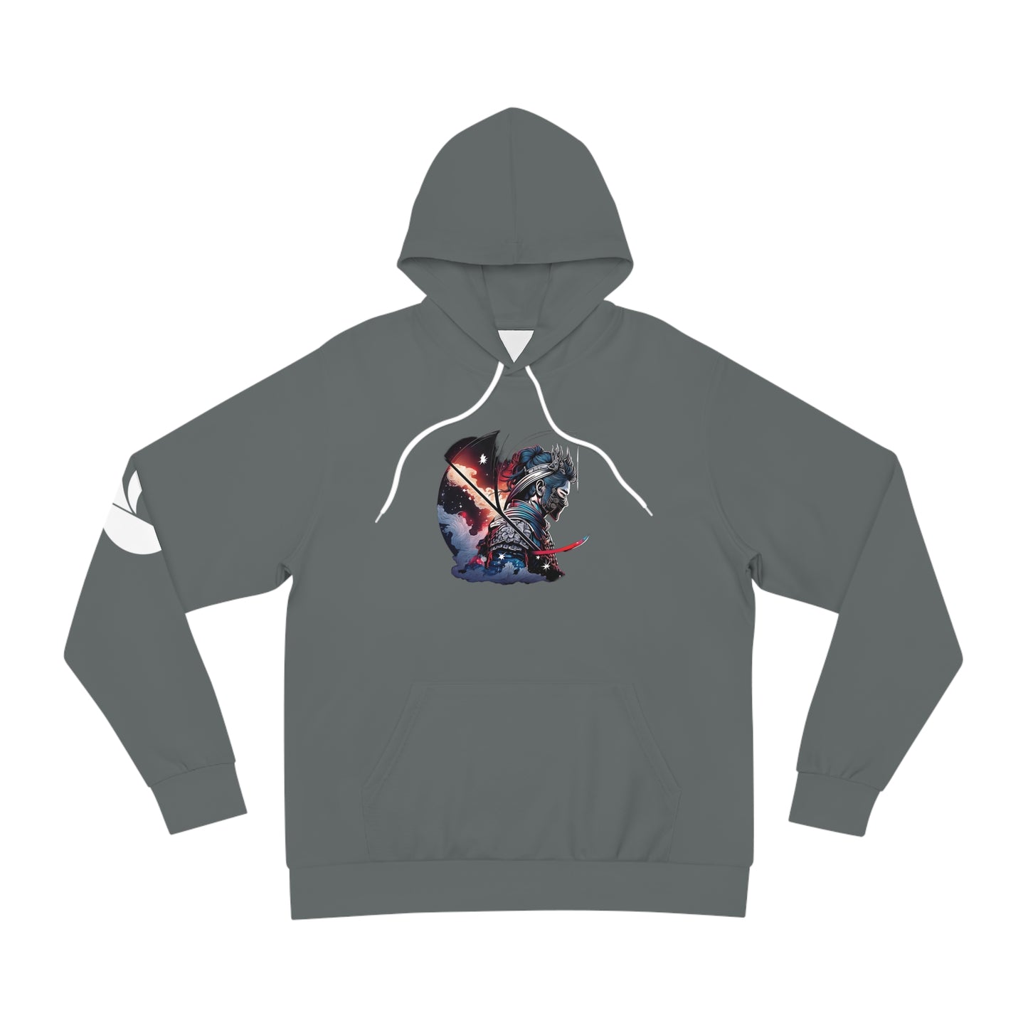 C-Logo "Samurai Smoke" Sleeve & Chest Hoodie