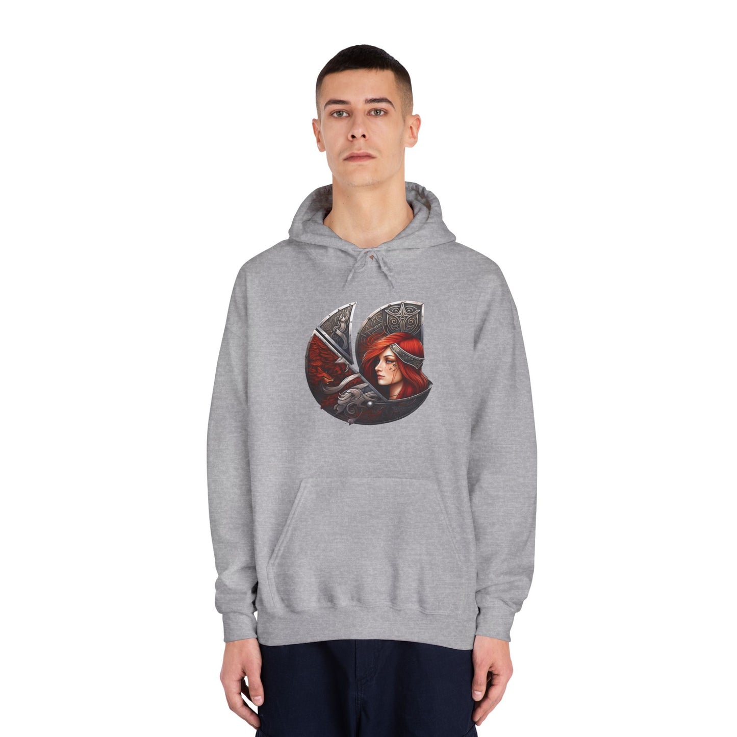 C-Logo "Sigrun" Norse Cozy Hooded Sweatshirt