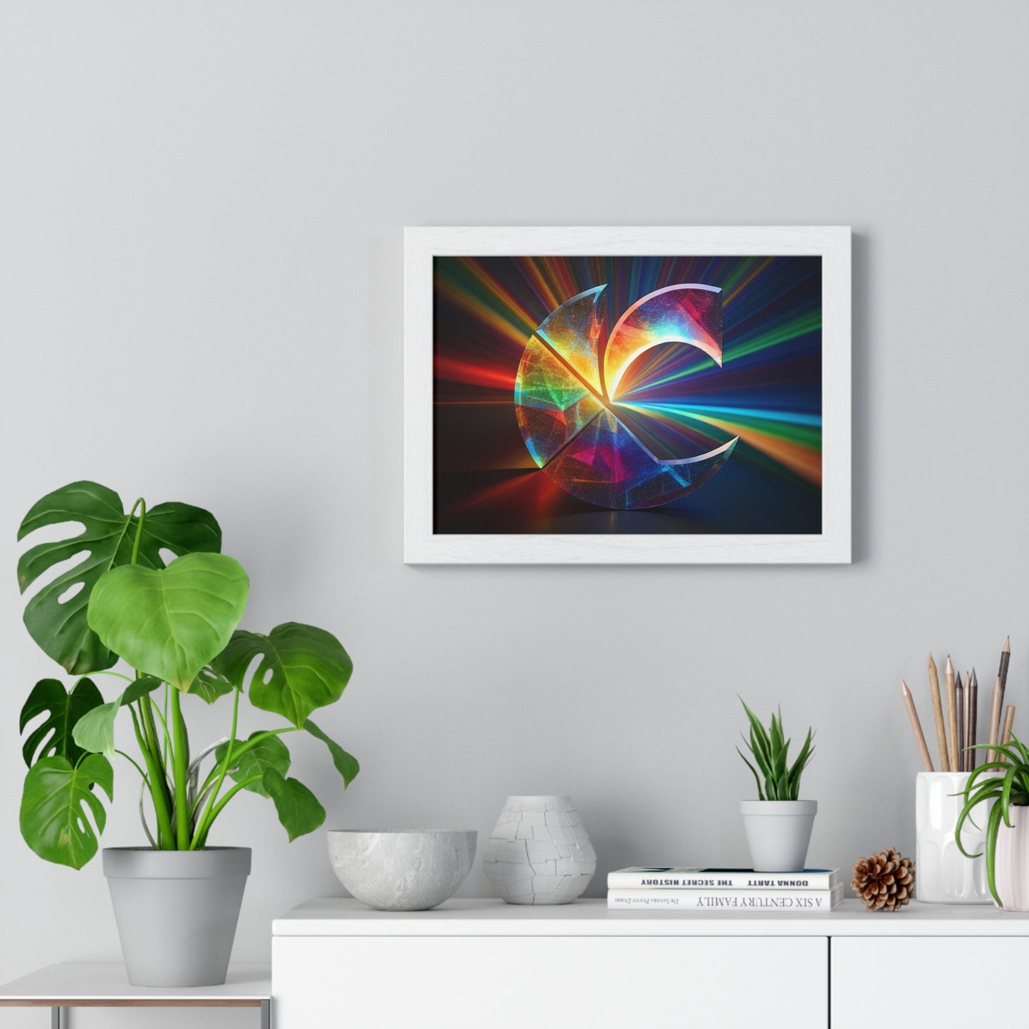 C-Logo Prism Framed Poster