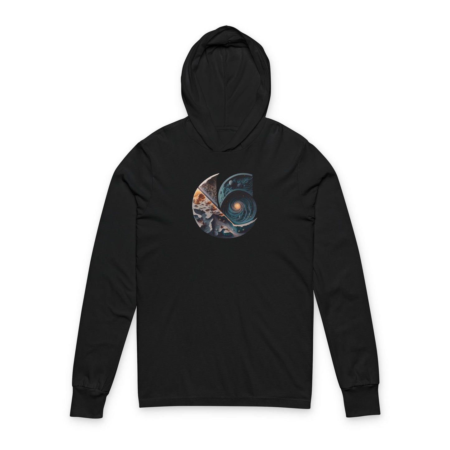 M-51 C-Logo Hooded Long Sleeve Tee - Explore the Universe in Comfort