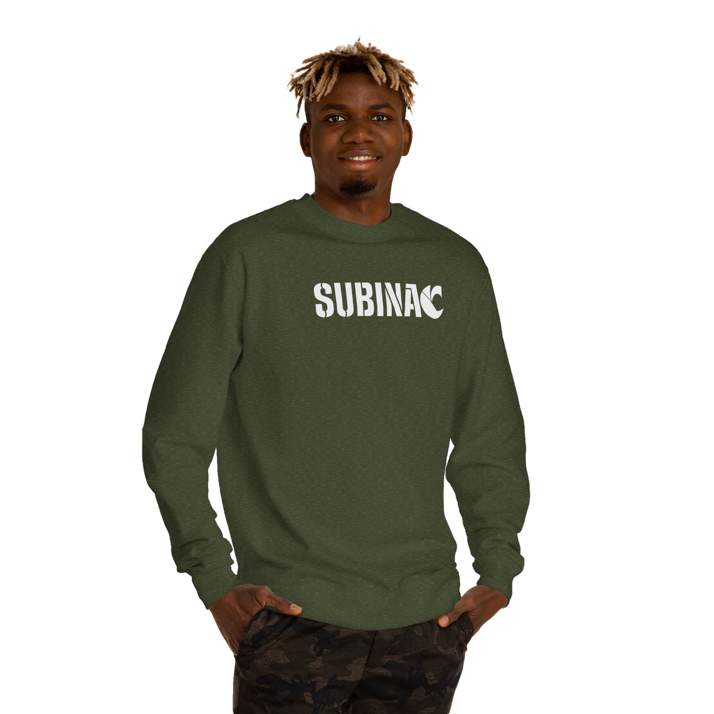SUBINAC Crew Neck Sweatshirt - Comfortable Casual Wear