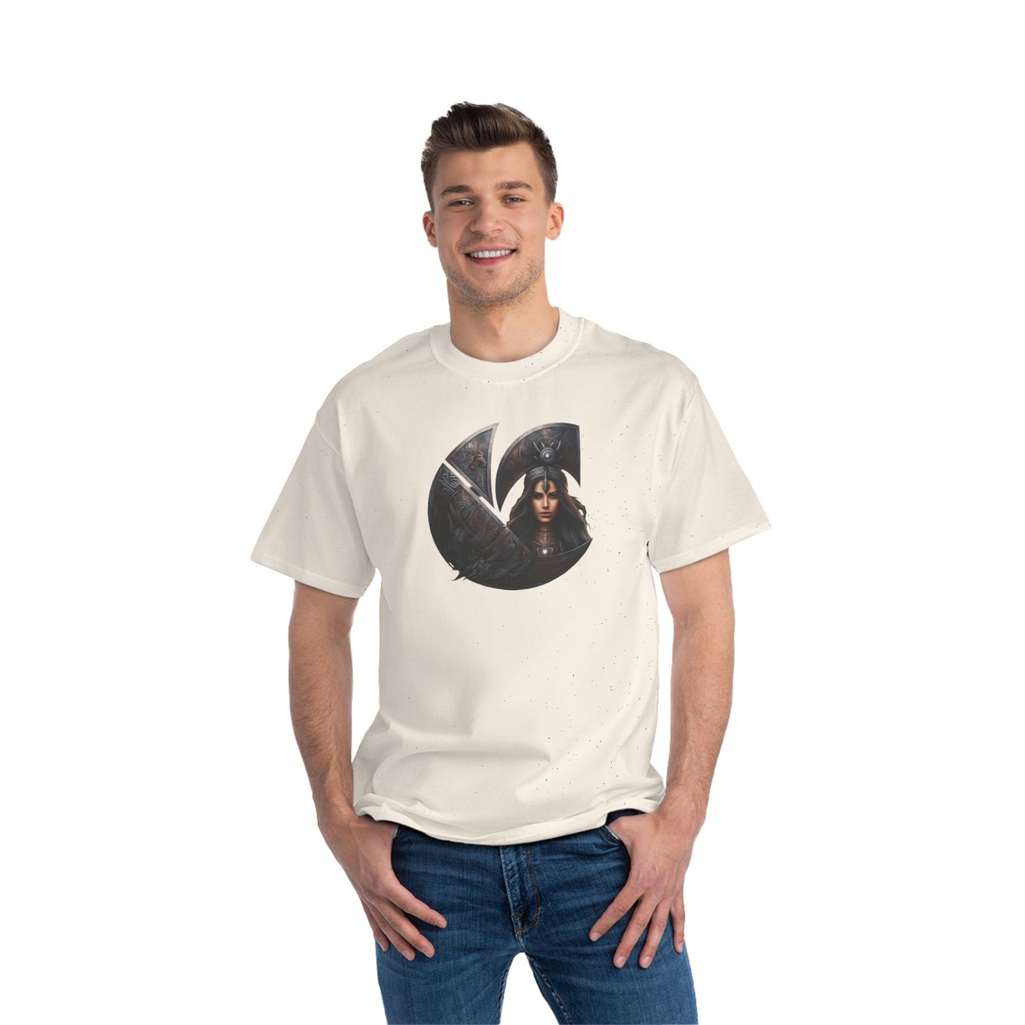 "Brynhildr" Norse C-Logo Graphic T Short-Sleeve