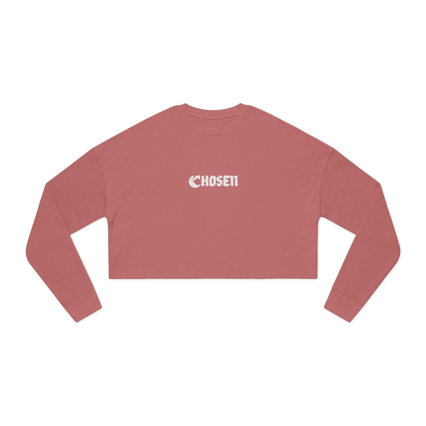 "C'hosen" C-Logo Cropped Sweatshirt - ”Chosen by Fire, Forged by Purpose”