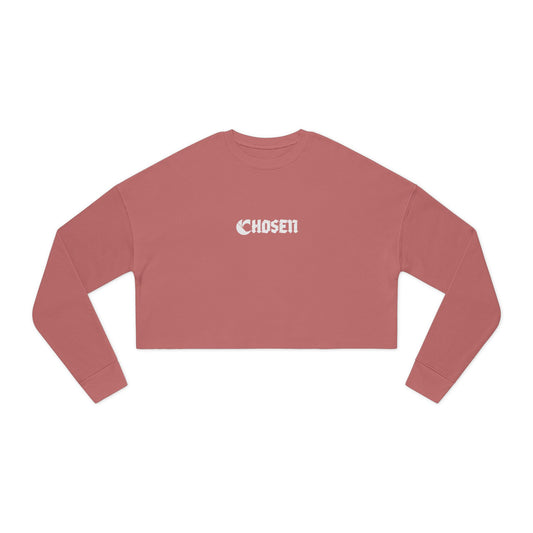 "C'hosen" C-Logo Cropped Sweatshirt - ”Chosen by Fire, Forged by Purpose”