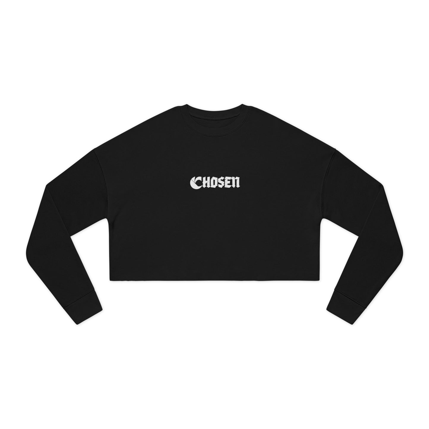 "C'hosen" C-Logo Cropped Sweatshirt - ”Chosen by Fire, Forged by Purpose”