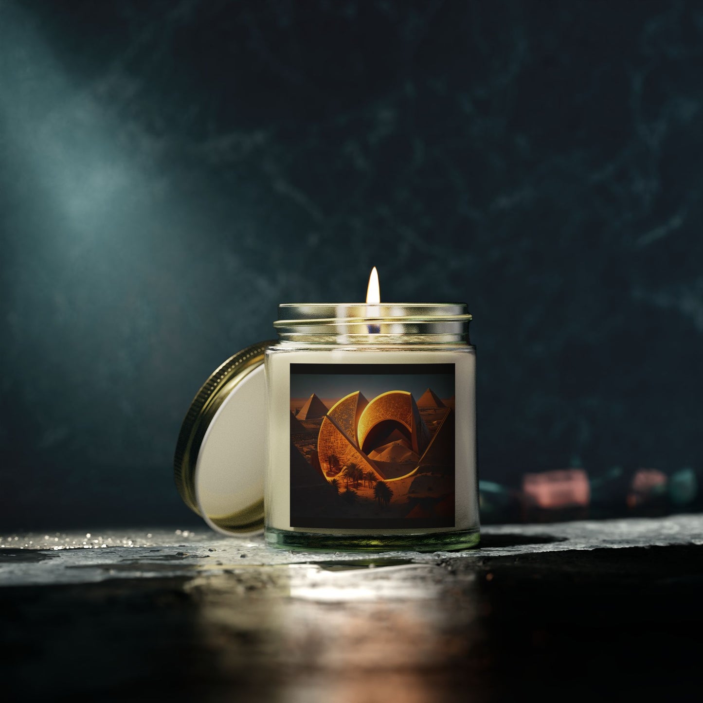 Amber Cinnamon C-Logo Candles - Mood-Enhancing Relaxation
