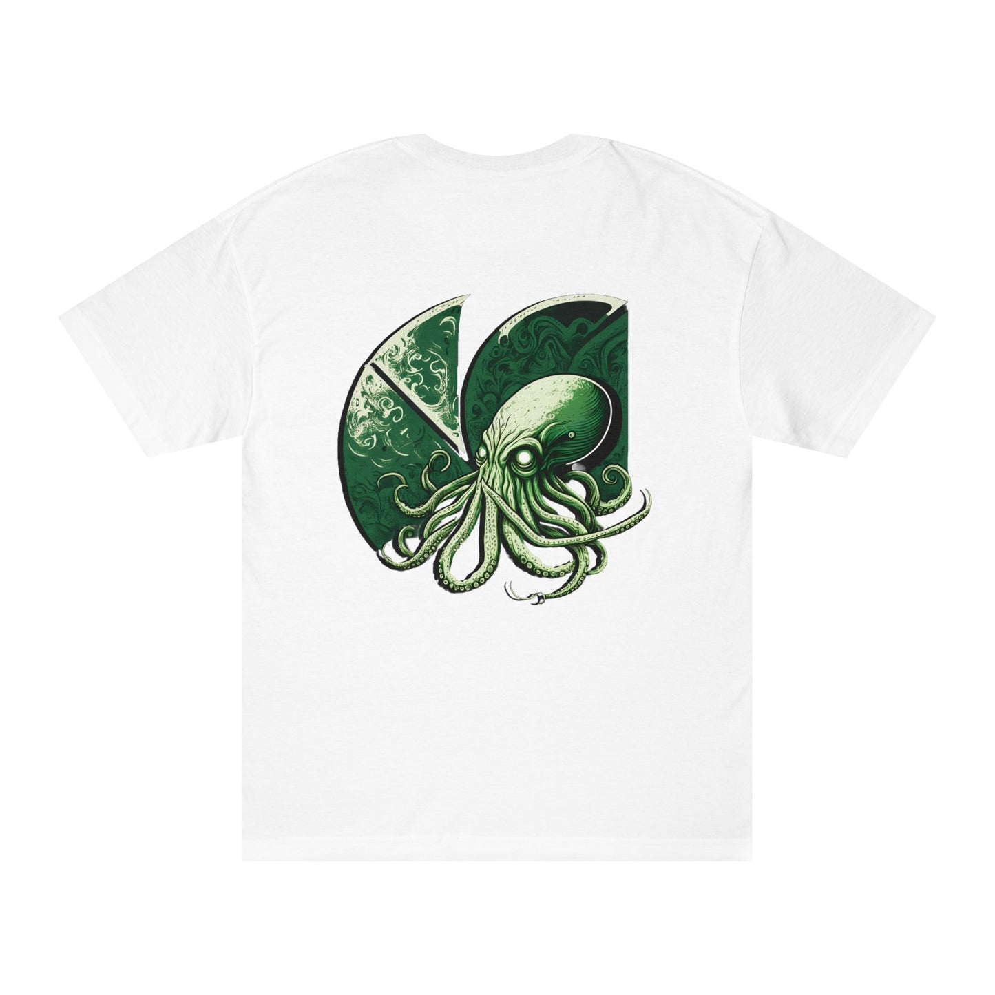 "Cthulhu" C-Logo Front/Back Graphic T-Shirt