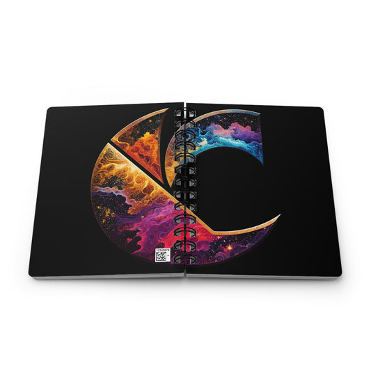 C-Logo Cosmic Spiral Bound Journal