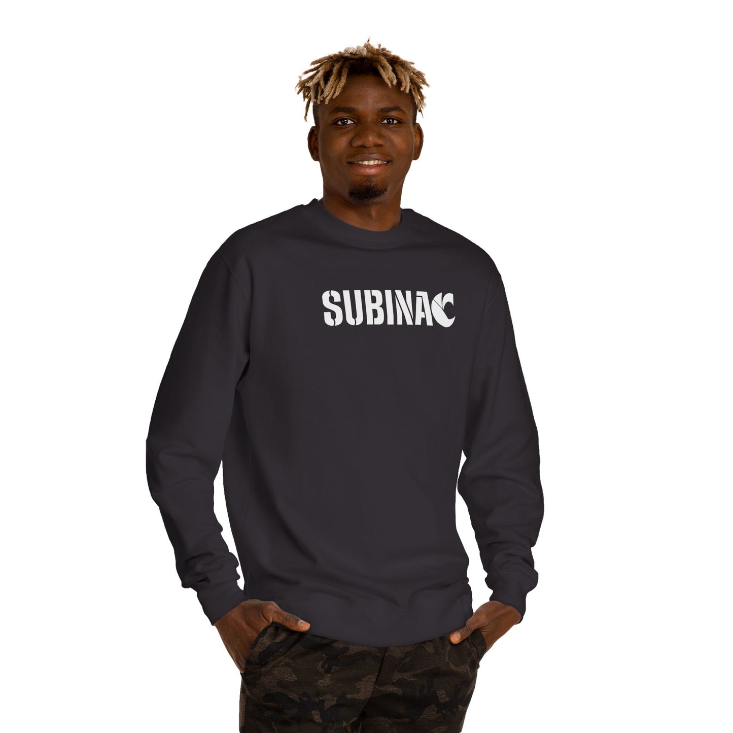 SUBINAC Crew Neck Sweatshirt - Comfortable Casual Wear