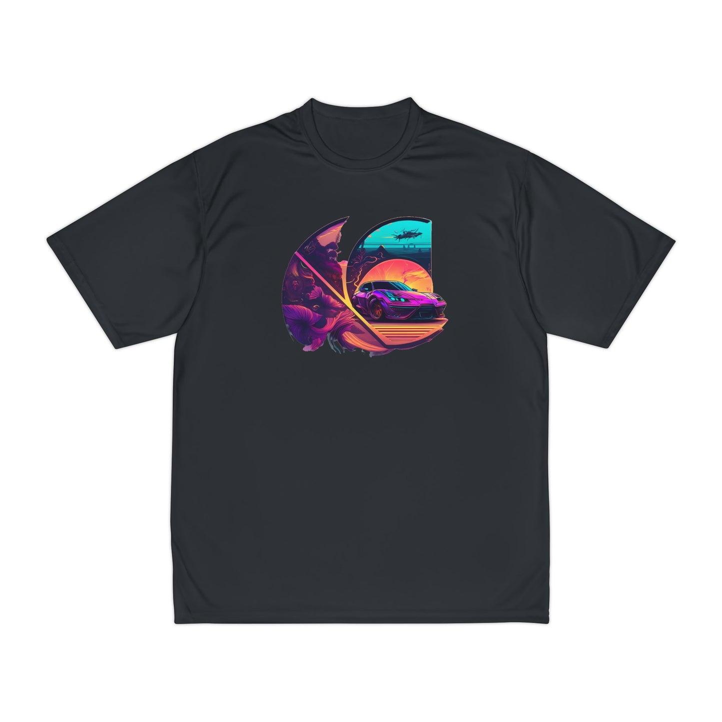 C-Logo Synth Style Graphic - Performance T-Shirt