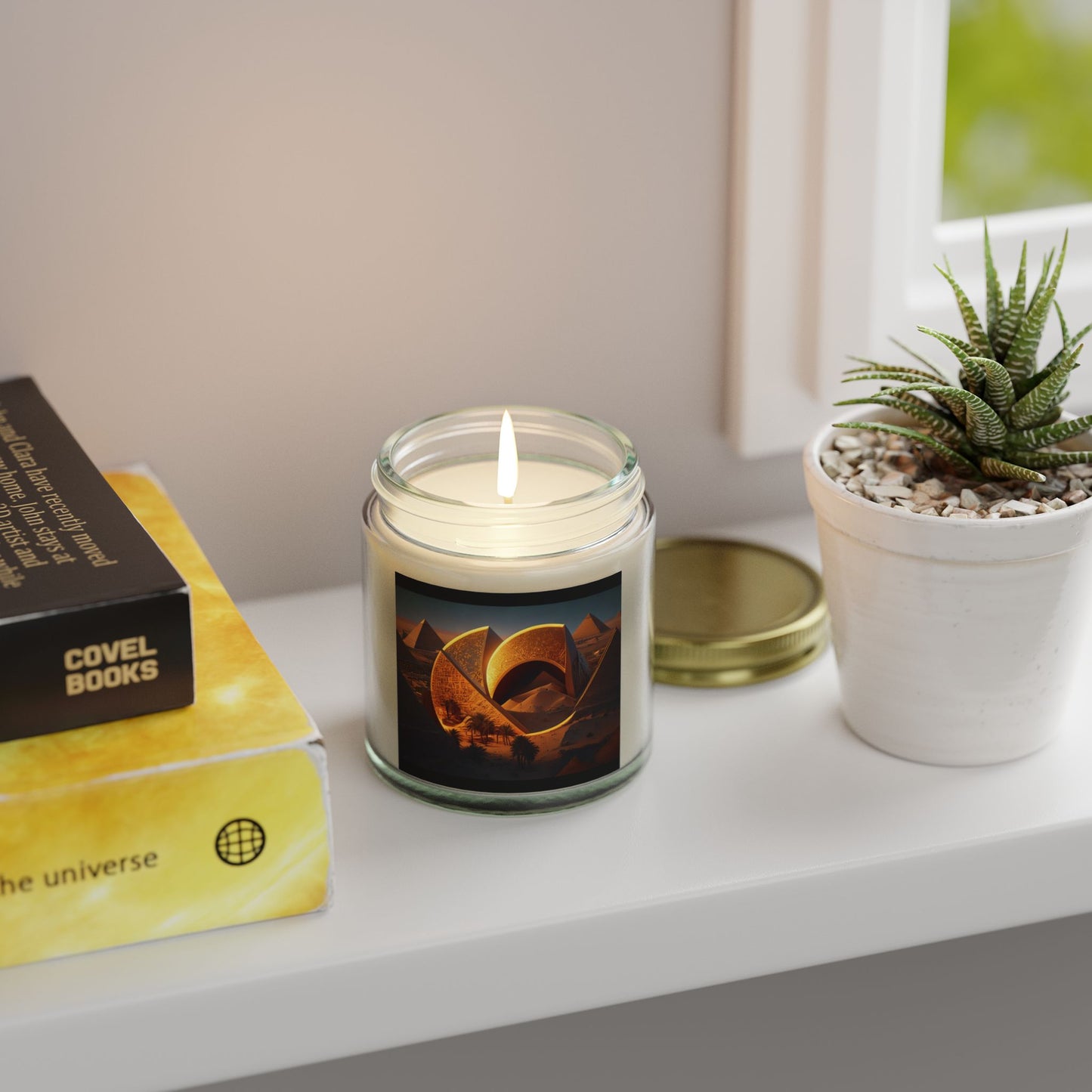 Amber Cinnamon C-Logo Candles - Mood-Enhancing Relaxation