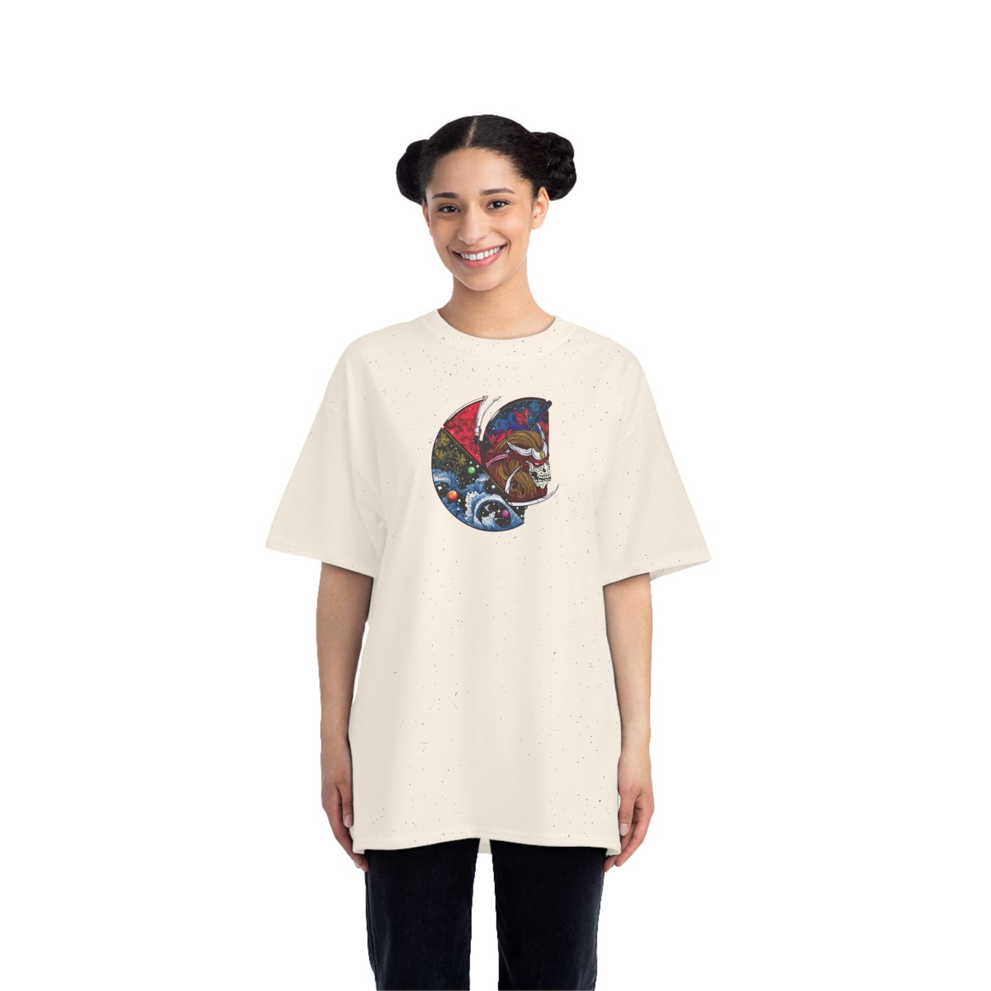 "Skull Samurai" C-Logo Graphic T Short-Sleeve