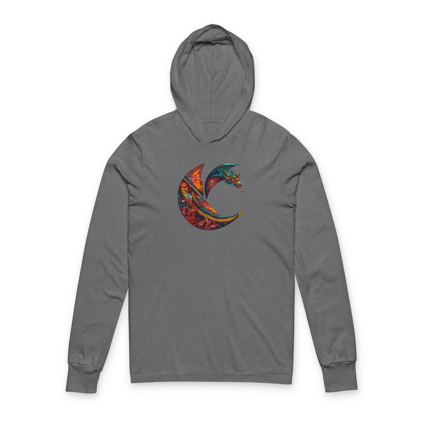 "Dragon" #3 C-Logo Hooded Long Sleeve Tee