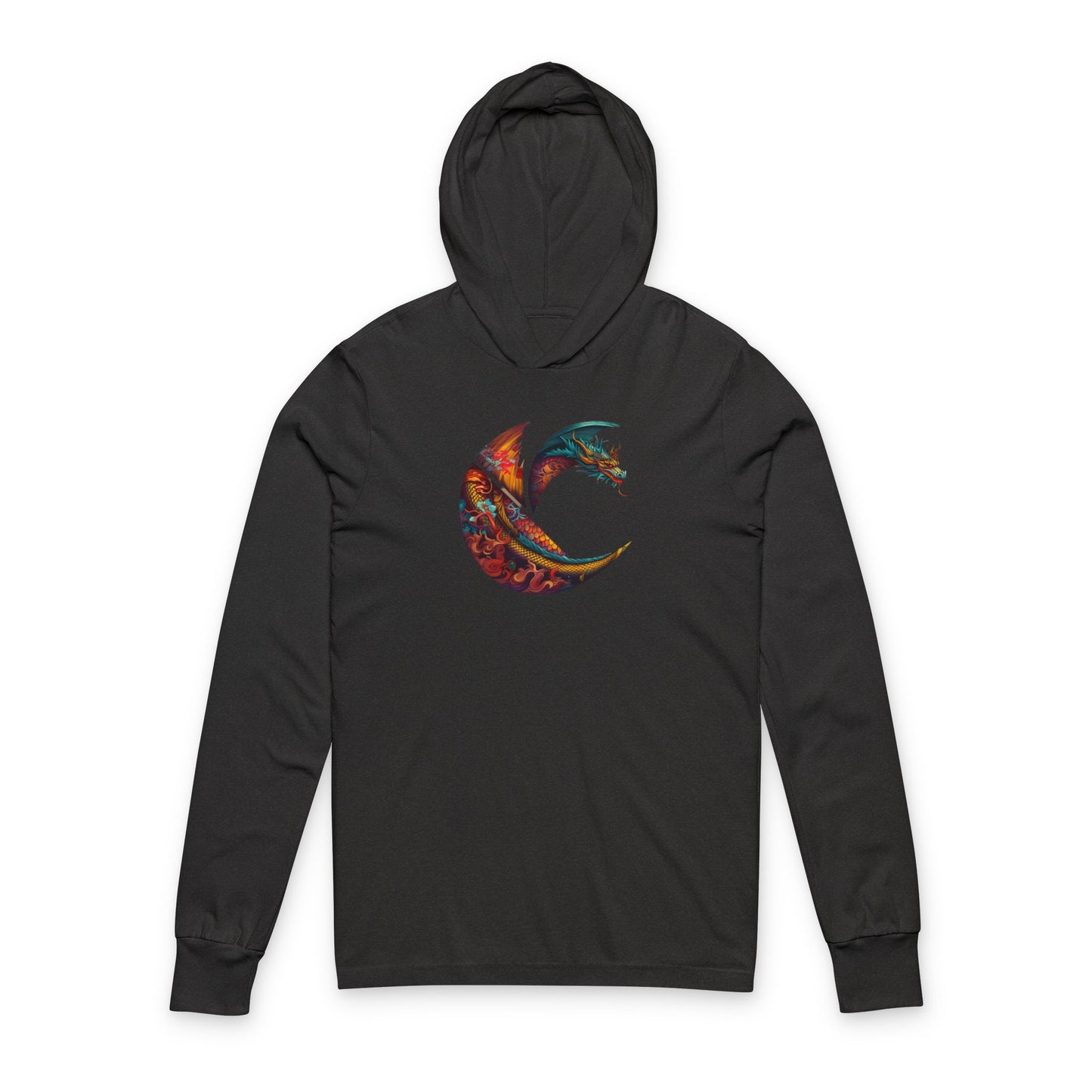 "Dragon" #3 C-Logo Hooded Long Sleeve Tee