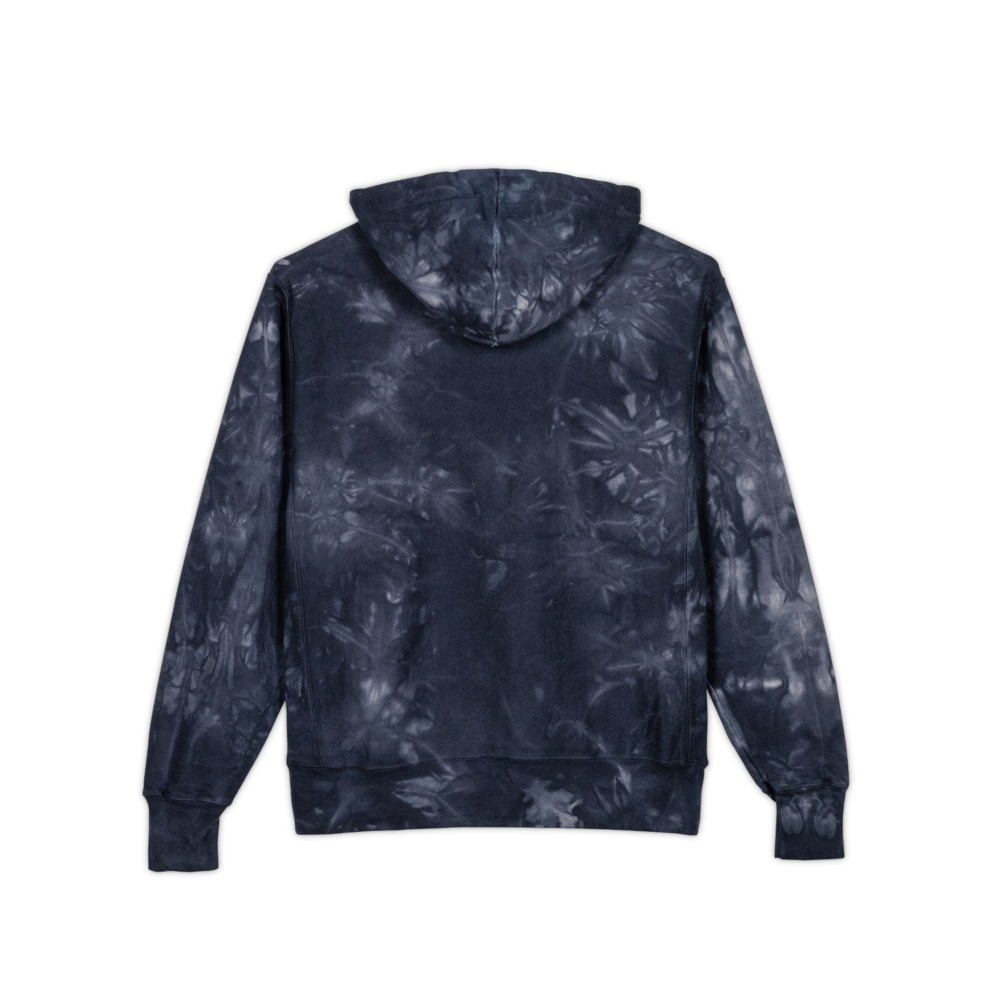 Tie-Dye 'S' Subinac Embroidered Hoodie — Black Champion Pullover