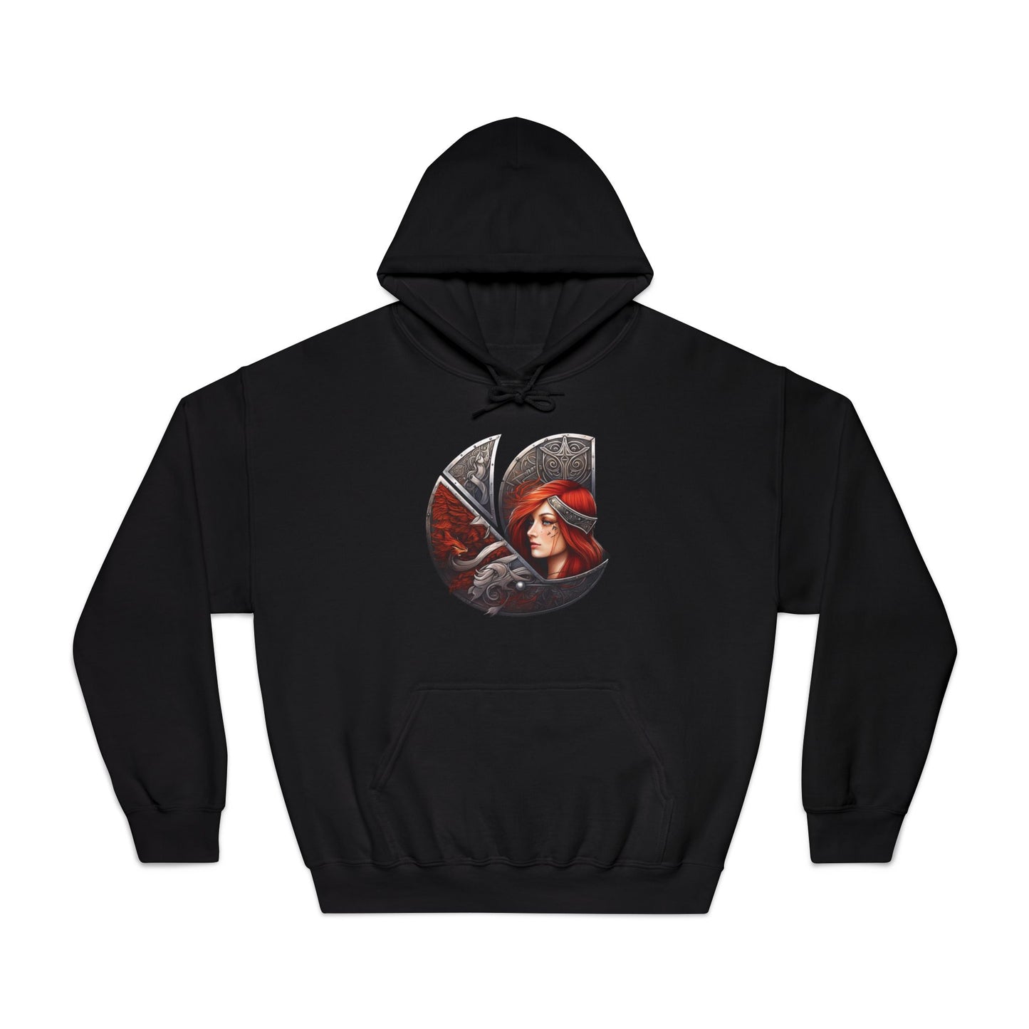 C-Logo "Sigrun" Norse Cozy Hooded Sweatshirt