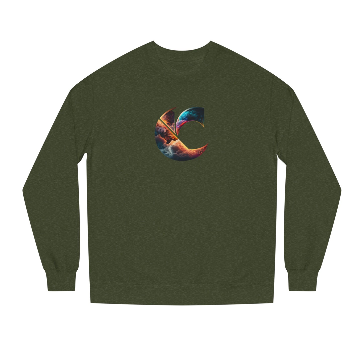 SUBINAC Crew Neck Sweatshirt - C-Logo Cloud Design