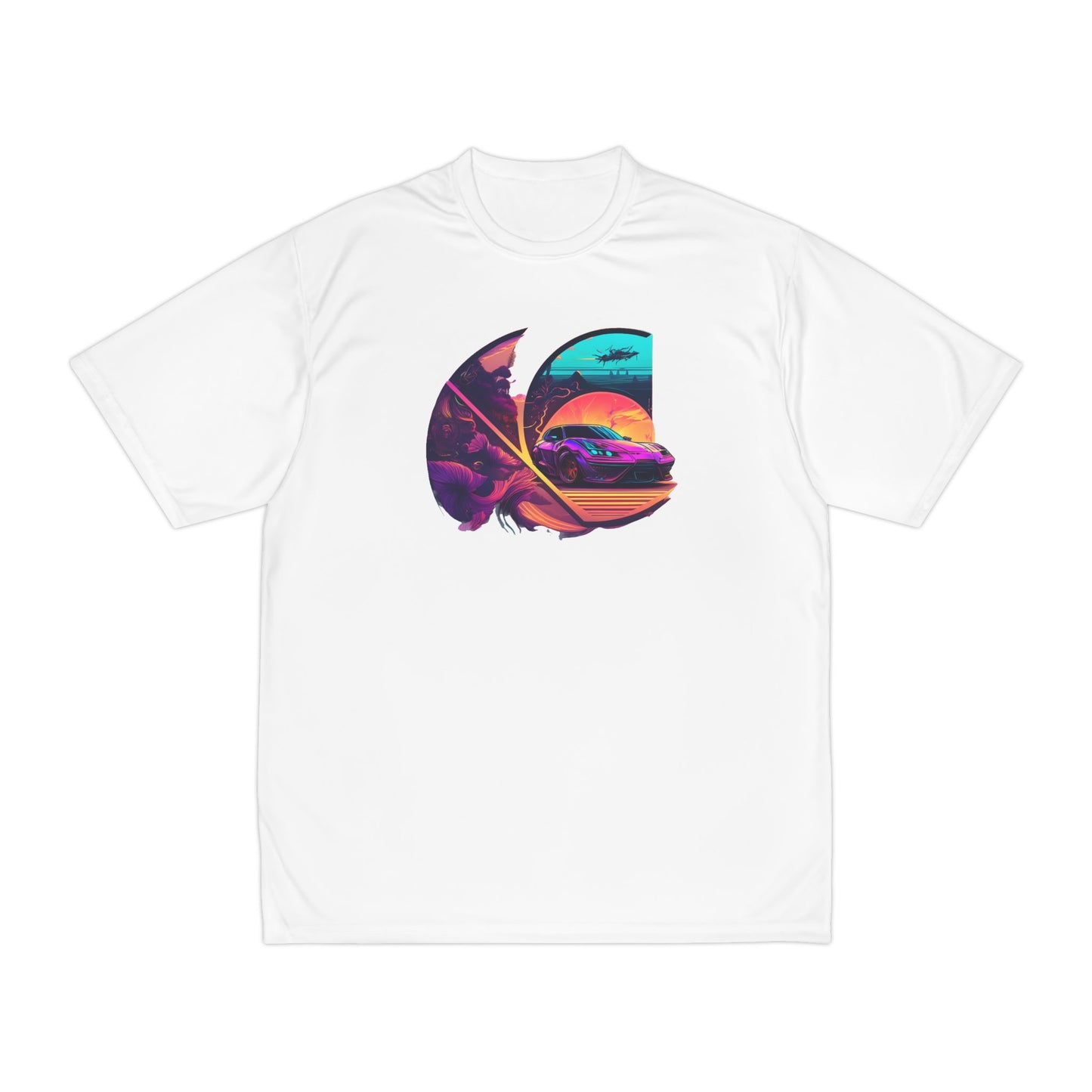 C-Logo Synth Style Graphic - Performance T-Shirt