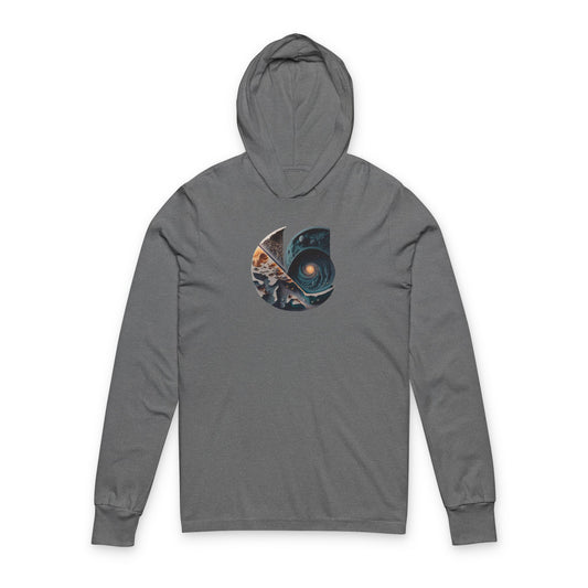 M-51 C-Logo Hooded Long Sleeve Tee - Explore the Universe in Comfort