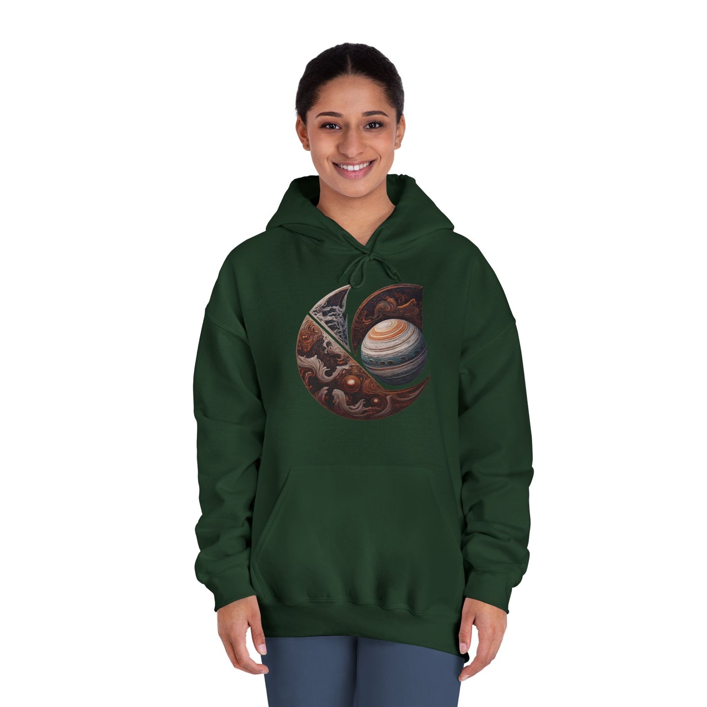 C-Logo Jupiter Cozy Hooded Sweatshirt