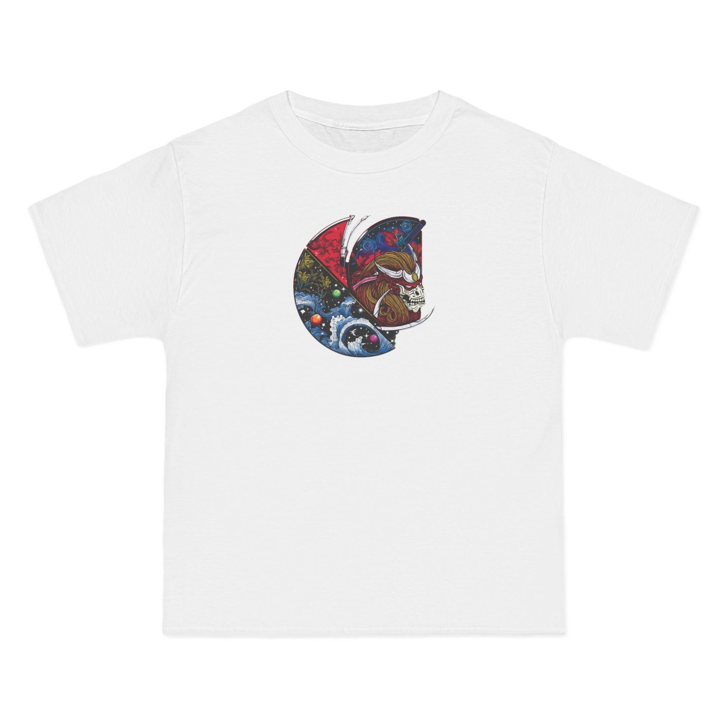 "Skull Samurai" C-Logo Graphic T Short-Sleeve