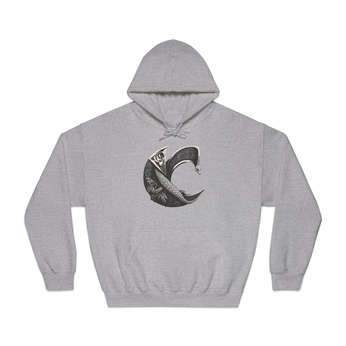 C-Logo Serpent Cozy Hooded Sweatshirt