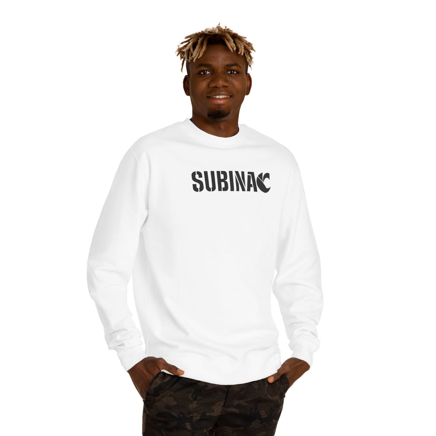 SUBINAC Trendy Unisex Crew Neck Sweatshirt - Comfortable Casual Wear