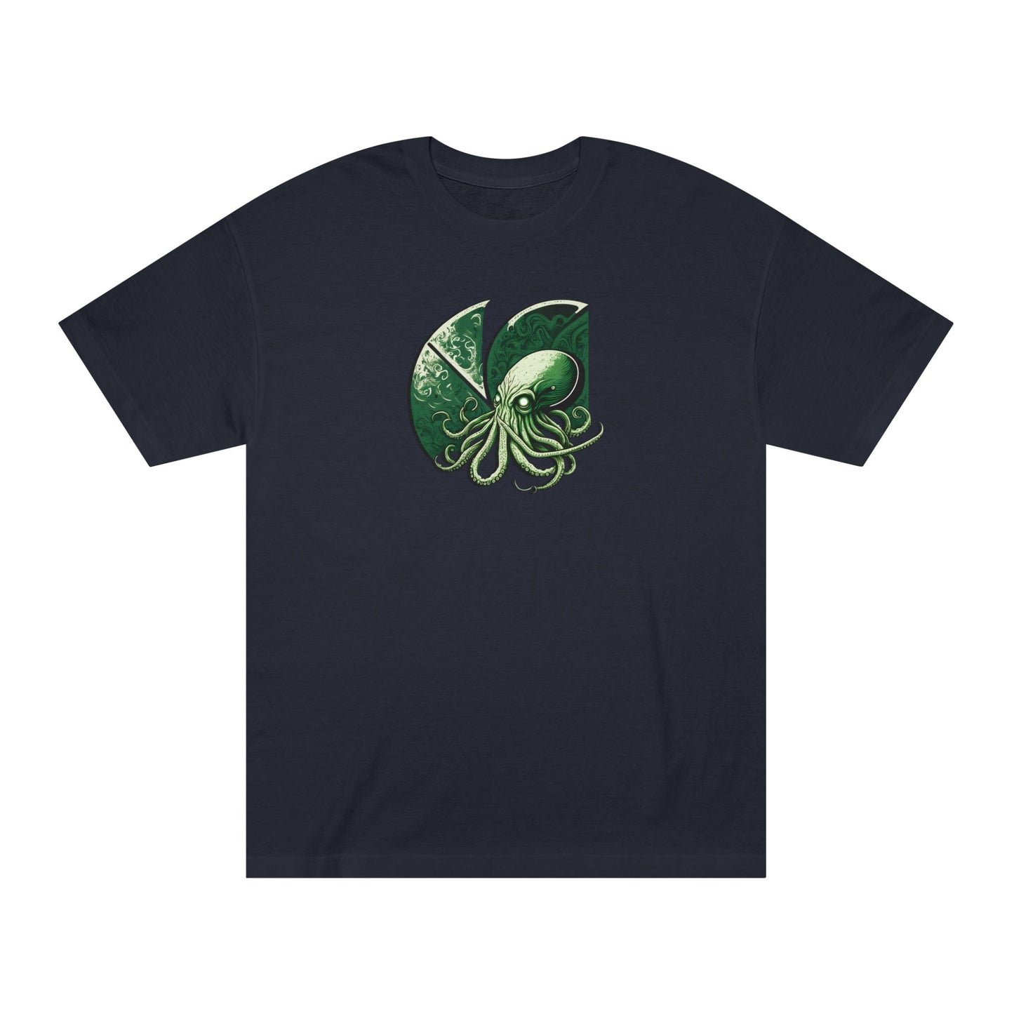 "Cthulhu" C-Logo Front/Back Graphic T-Shirt