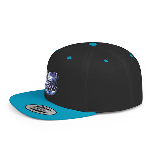 "Cthulhu" C-Logo Ocean Wave Embroidered Snapback Hat