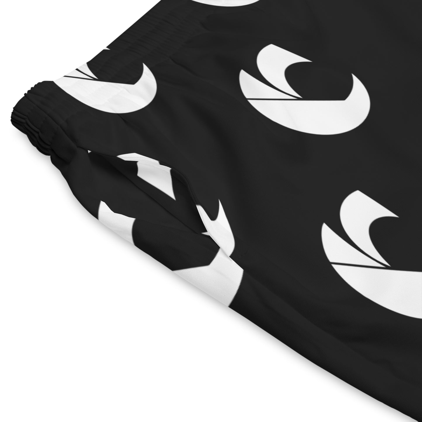 C-Logo Elastic Waist Shorts - Full Print