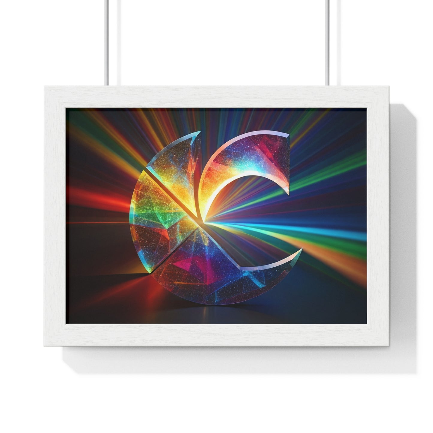 C-Logo Prism Framed Poster