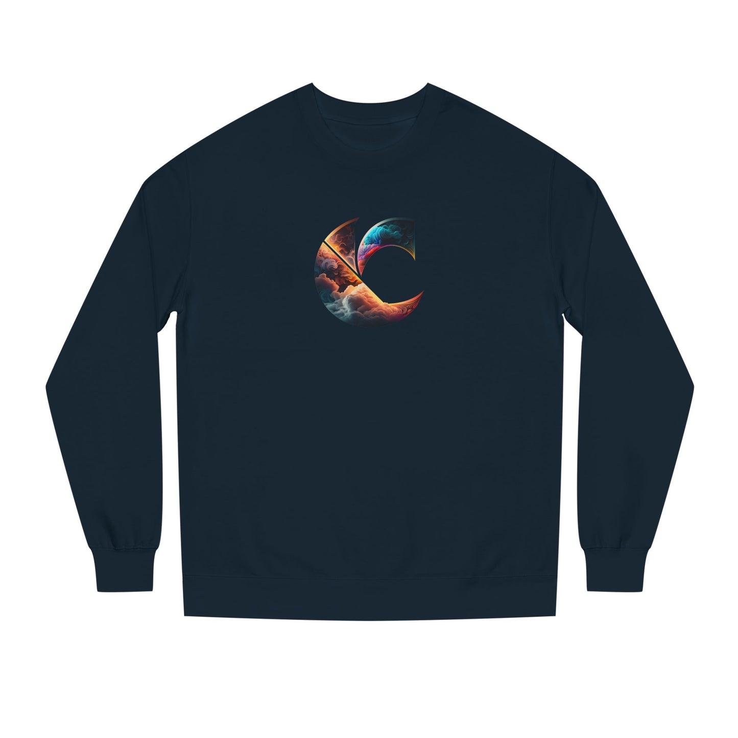 SUBINAC Crew Neck Sweatshirt - C-Logo Cloud Design