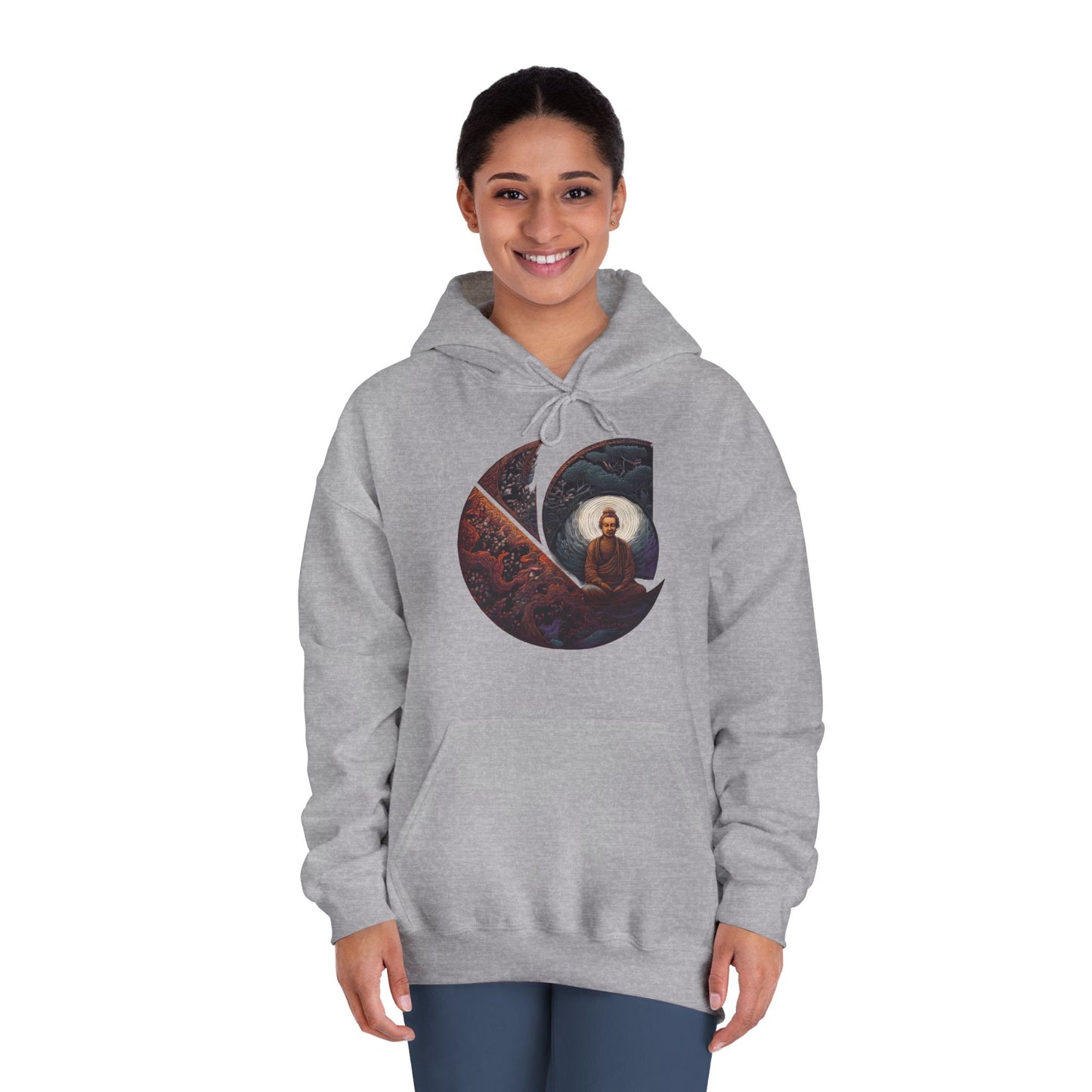 C-Logo Monk Cozy Hooded Sweatshirt