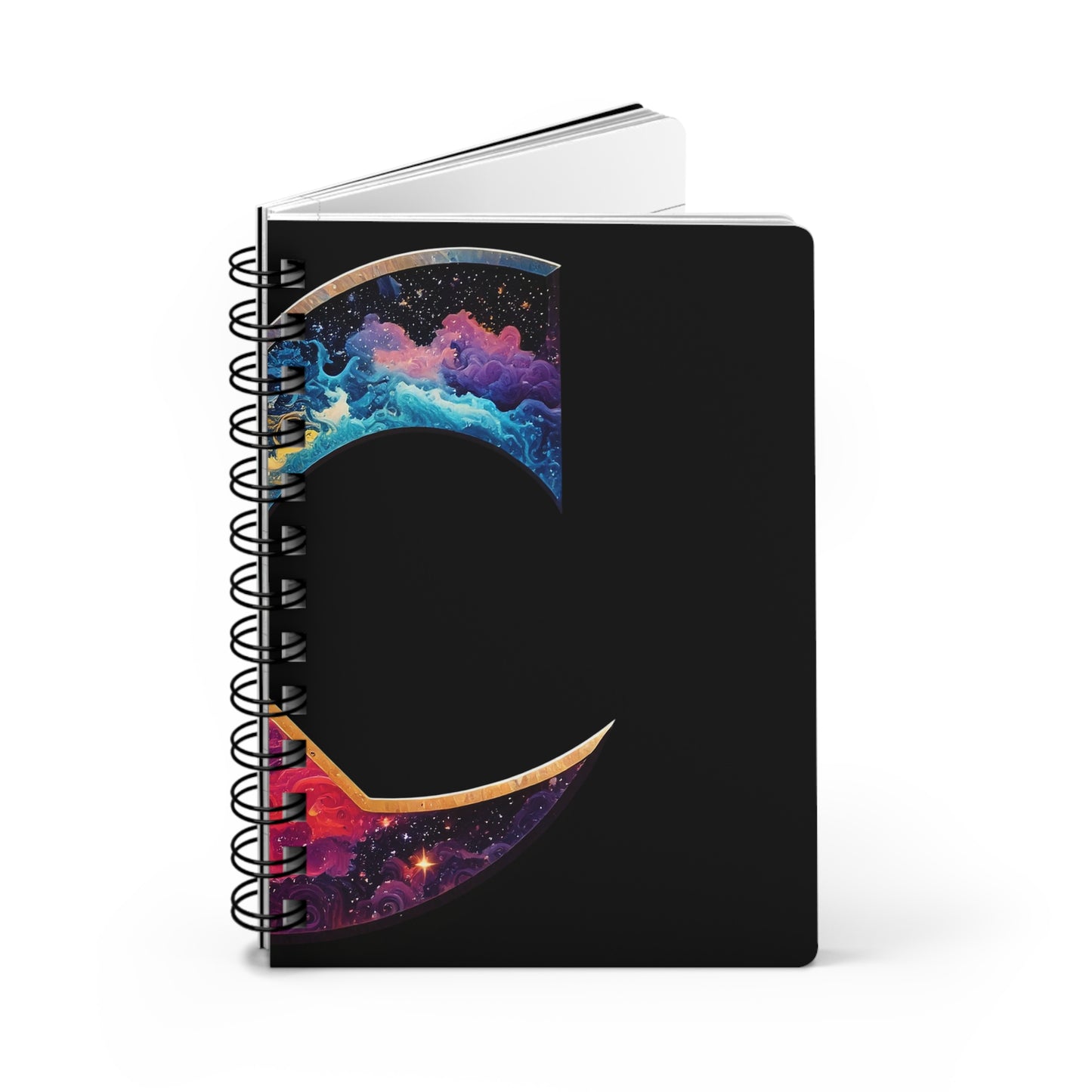 C-Logo Cosmic Spiral Bound Journal
