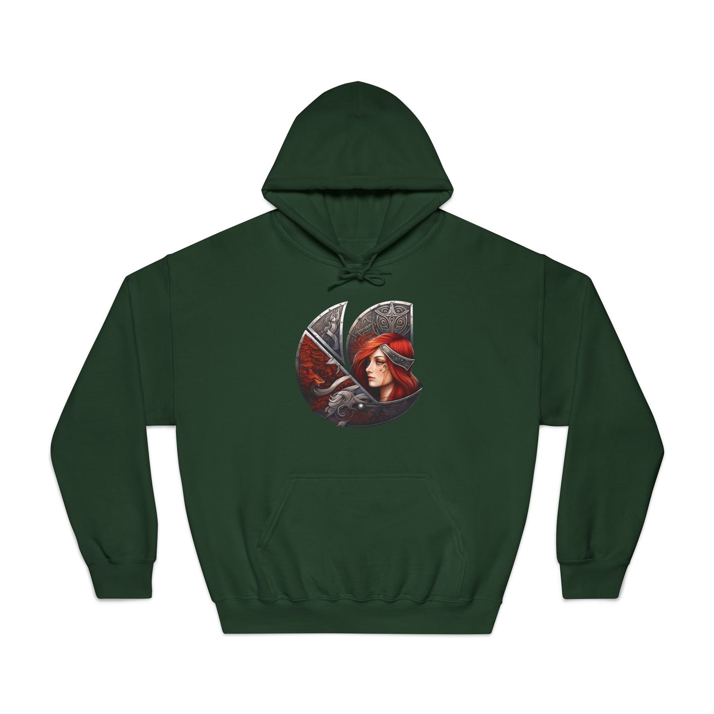 C-Logo "Sigrun" Norse Cozy Hooded Sweatshirt