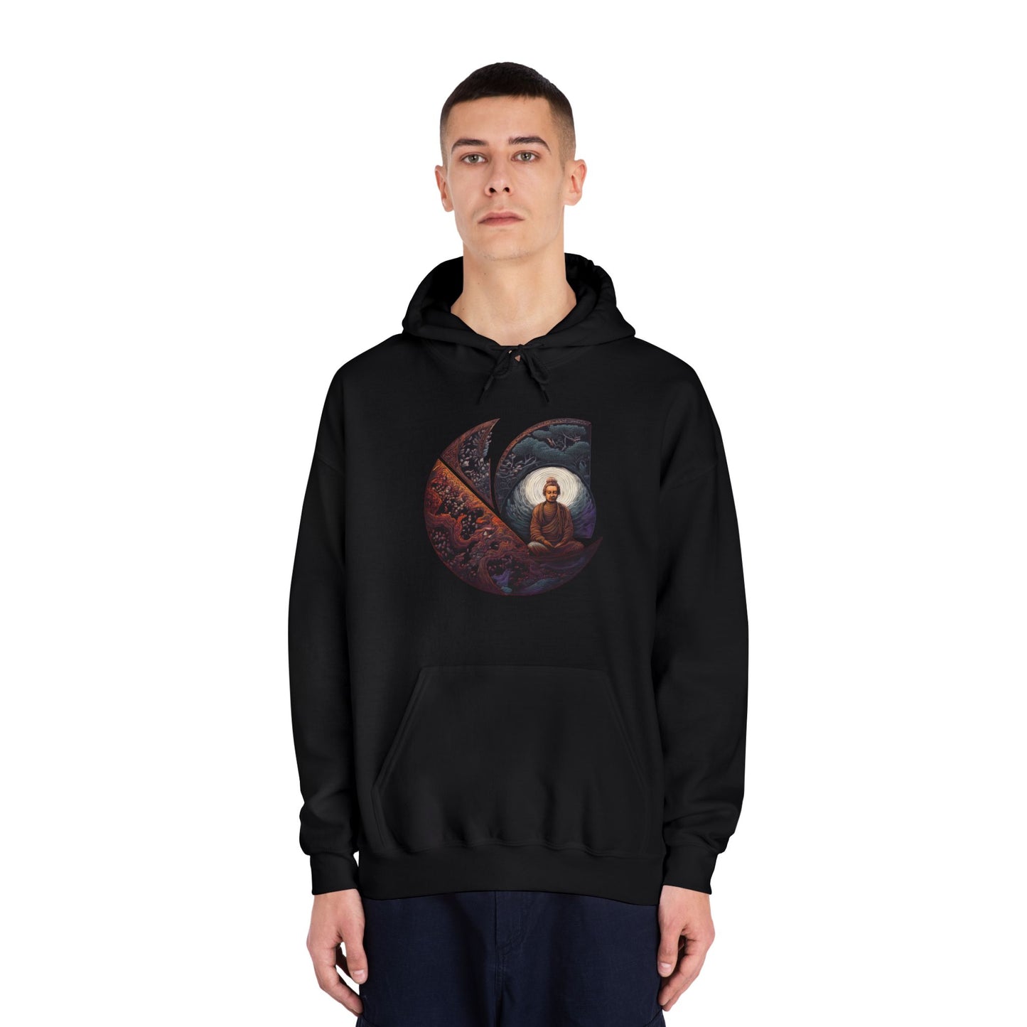 C-Logo Monk Cozy Hooded Sweatshirt