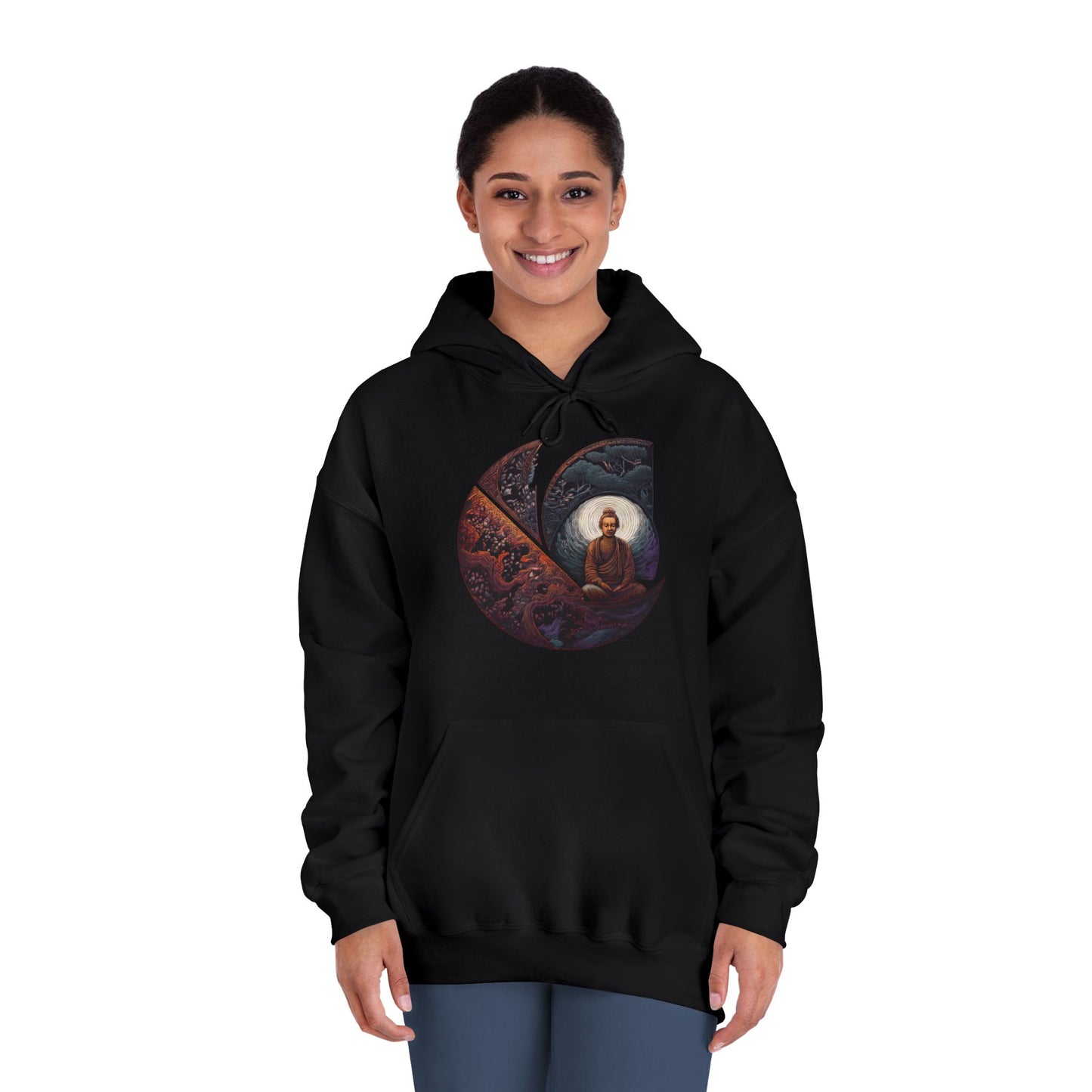 C-Logo Monk Cozy Hooded Sweatshirt